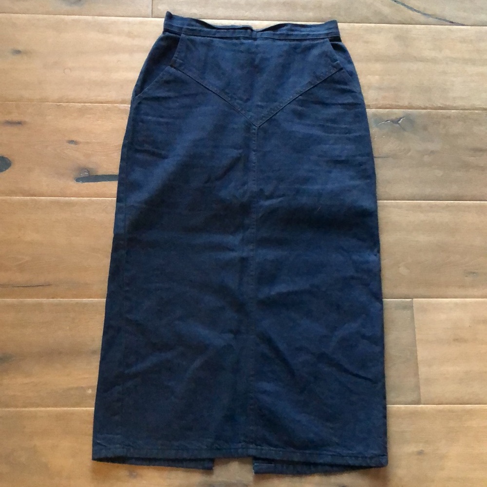 Vintage Kayo of California Denim midi Skirt